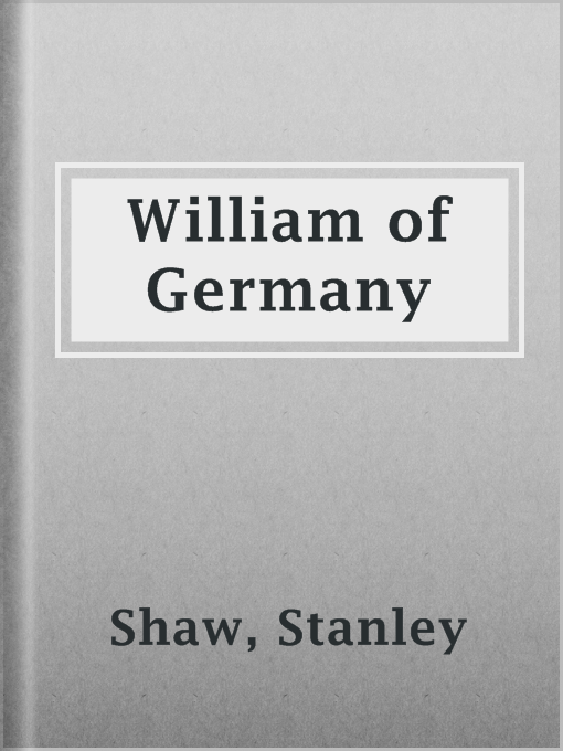 Cover image for William of Germany